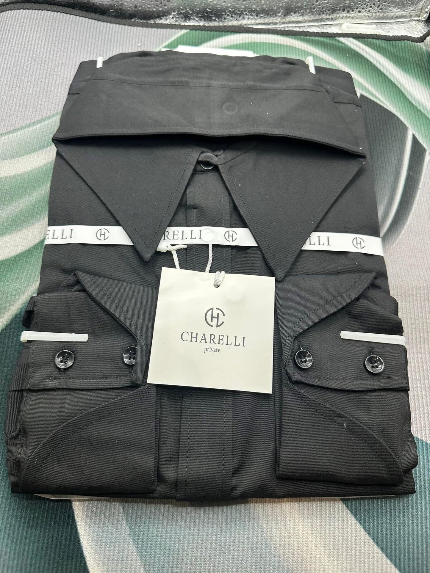 Chemise de Qualité Supérieure Charelli - Grand Col Élégant